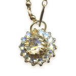 Necklace Pendant by Mariana Woman Floral Moonlight Swarovski Crystals - Image 2