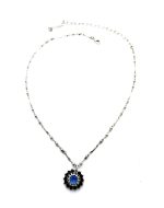 Necklace Pendant by Mariana Woman Gorgeous Montana and Ocean Swarovski Crystals - Image 2
