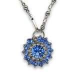 Necklace Pendant by Mariana Woman Exquisite Sapphire Swarovski Crystals - Image 2