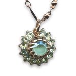 Necklace Pendant by Mariana Woman Charming Chrysolite Swarovski Crystals