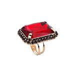 Ring by Mariana Woman Stunning Siam Swarovski Crystals