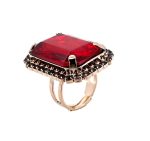 Ring by Mariana Woman Stunning Siam Swarovski Crystals - Image 3