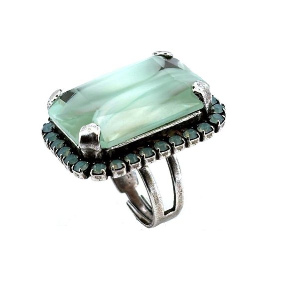 Ring by Mariana Woman Adorable Pacific Opal Swarovski Crystals