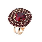 Ring by Mariana Woman Sophisticated Siam Swarovski Crystals - Image 2
