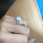 Lab-Created Diamond Ring, 2 Carat D/VS1 Round Cut in 14K Gold - Image 3