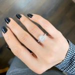Lab-Created Diamond Ring, 1.5 Carat Cushion Cut – Halo Design, E/VS1 in 14K White Gold - Image 5