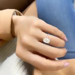 Lab-Created Diamond Ring, 2.55 Carat E/VVS2 Oval Cut in Sleek 14k White Gold (IGI Certified) - Image 2