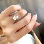 Lab-Created Diamond Ring, 2.55 Carat E/VVS2 Oval Cut in Sleek 14k White Gold (IGI Certified) - Image 6