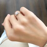 Lab-Created Diamond Ring, 0.8 Carat Marquise Cut Crown Design in 14K Gold - Image 8
