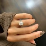 Lab-Created Diamond Ring, 2.71 Carat E/VS1 Radiant Cut Engagement Ring Hidden Halo IGI Certified - Image 6