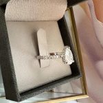 Lab-Created Diamond Ring, 1.50 Carat Pear Shape D/VS1 in 14k Gold (IGI Certified) - Image 6