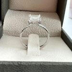 Lab-Created Diamond Ring,1.50 Carat Princess Cut with Hidden Halo & 0.35ct Accents – IGI Certified - Image 9