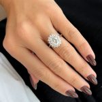 Lab-Created Diamond Ring, 2 Carat E VS1, Halo Engagement Ring in 14k Gold (IGI Certified) - Image 3