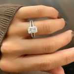 Lab-Created Diamond Ring, 2.50 Carat D/VS1 Radiant Cut - Hidden Halo & Split Shank, IGI Certified - Image 4