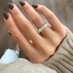 Lab-Created Diamond Ring, 7 Carat Eternity Diamond Band with 13 D-E VS1 Diamonds in 14K Gold - Image 2