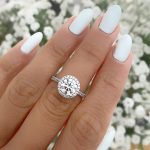 Lab-Created Diamond Ring, 1.50 Carat – D/VVS2 in a Brilliant Cut Halo Setting - Image 2