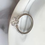 Lab-Created Diamond Ring, 1 Carat E/VS1 - Round Cut with Halo on Diamond Band in 14k Gold (IGI Certified) - Image 5