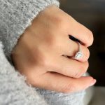Lab-Created Diamond Ring, 1 Carat E/VS1 - Round Cut with Halo on Diamond Band in 14k Gold (IGI Certified) - Image 4