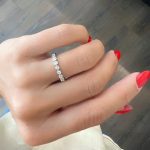 Lab-Created Diamond Ring, Bezel Setting – 0.66 Carat in 14K White Gold - Image 2