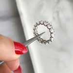 Lab-Created Diamond Ring, 8 Carat Oval Cut Full Eternity Band in 14K White Gold - Image 4