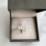 Lab-Created Diamond Ring, 8 Carat Oval Cut Full Eternity Band in 14K White Gold - Image 7