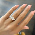 Lab-Created Diamond Ring, 2.05 Carat E VS1 IGI – Dazzling Round Diamond & Side Stones in 14k White Gold - Image 3