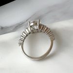 Lab-Created Diamond Ring, 2.05 Carat E VS1 IGI – Dazzling Round Diamond & Side Stones in 14k White Gold - Image 5