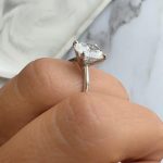 Lab-Created Diamond Ring, 2 Carat E/VS1 Oval - IGI Certified, Elegant 14k White Gold - Image 7