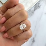 Lab-Created Diamond Ring, 2 Carat E/VS1 Oval - IGI Certified, Elegant 14k White Gold - Image 8