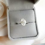 Lab-Created Diamond Ring, 2 Carat E/VS1 Oval - IGI Certified, Elegant 14k White Gold - Image 9