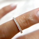Lab-Created Diamond Ring, Pave-Set Eternity Band in 14k Rose Gold - Image 5