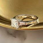 Lab-Created Diamond Ring, 1 Carat Three Stone E/VS1 Diamonds in 14K White Gold - IGI Certified - Image 7