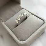 Lab-Created Diamond Ring, 2.5 Carat 5 Diamonds Eternity Ring in Luxurious 14K Gold - Image 8