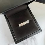 Lab-Created Diamond Ring, 2.5 Carat 5 Diamonds Eternity Ring in Luxurious 14K Gold - Image 3