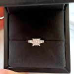Lab-Created Diamond Ring, 1 Carat Three Stone E/VS1 Diamonds in 14K White Gold - IGI Certified - Image 2