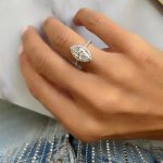 Lab-Created Diamond Ring, 2.11 Carat Marquise Cut - G/VS1, IGI Certified 14K White Gold - Image 3