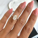 Lab-Created Diamond Ring, 2 Carat E/VS1 Oval - IGI Certified, Elegant 14k White Gold