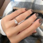 Lab-Created Diamond Ring, 1 Carat Three Stone E/VS1 Diamonds in 14K White Gold - IGI Certified - Image 9