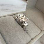 Lab-Created Diamond Ring, 3.5 Carat E/VS1 IGI Cert. Engagement in 14k White Gold - Image 8