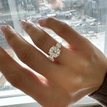 Lab-Created Diamond Ring, 3.5 Carat E/VS1 IGI Cert. Engagement in 14k White Gold - Image 2