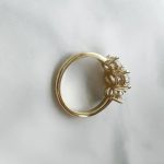 Lab-Created Diamond Ring, Stunning 3 Stone 2.3 Carat Beauty in 14K Yellow Gold - Image 4