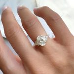 Lab-Created Diamond Ring, 2 Carat Oval Cut E/VS1 – Royal Teira Design with 14K Gold - Image 6