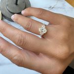 Lab-Created Diamond Ring, 2 Carat Oval Cut E/VS1 – Royal Teira Design with 14K Gold - Image 3