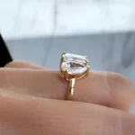 Lab-Created Diamond Ring IGI Cert.  2.57 Ct EM and 1.22 PS in 14k Gold - Image 6