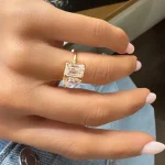 Lab-Created Diamond Ring IGI Cert.  2.57 Ct EM and 1.22 PS in 14k Gold - Image 2