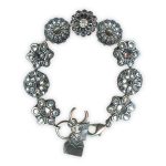 Bracelet by Mariana Woman Lovely Silver Night and Clear Swarovski Crystals - Image 2