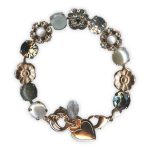 Bracelet by Mariana Woman Charming Pearl Mineral and Silver Swarovski Crystals - Image 3