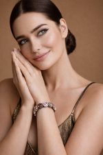 Bracelet By Mariana Woman Lovely Pink, Rose and Dusty Purple Swarovski Crystals - Image 3
