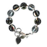Bracelet by Mariana Woman Elegant Clear and Silver Night Swarovski Crystals - Image 2