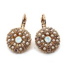 Earrings by Mariana Woman Elegant Pearl and Opal Swarovski Crystals
